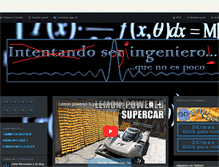 Tablet Screenshot of intentandoseringeniero.com